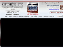 Tablet Screenshot of kitchensetconline.com